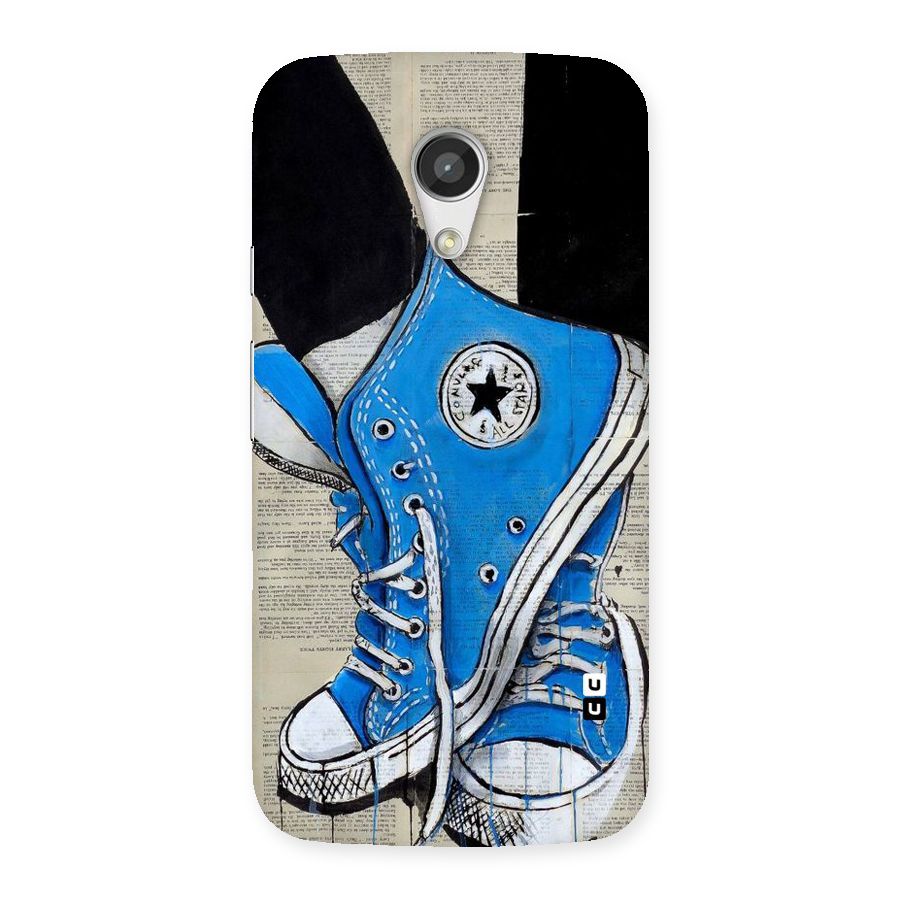Blue Shoes Back Case for Moto G 2nd Gen
