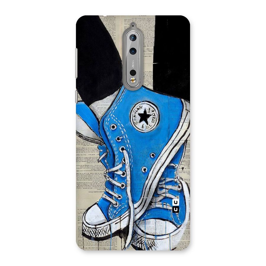 Blue Shoes Back Case for Nokia 8