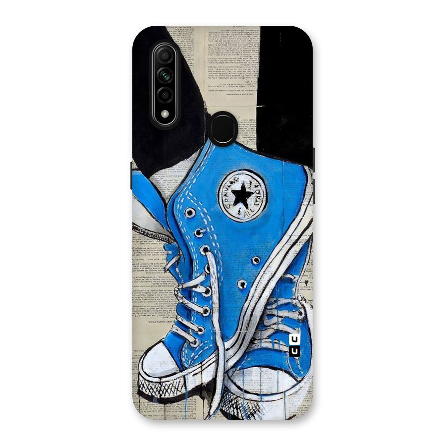 Blue Shoes Back Case for Oppo A31