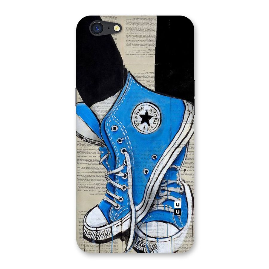 Blue Shoes Back Case for Oppo A71