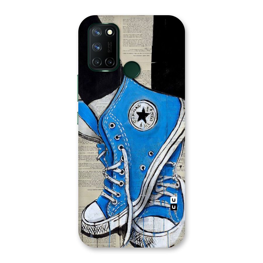 Blue Shoes Back Case for Realme 7i