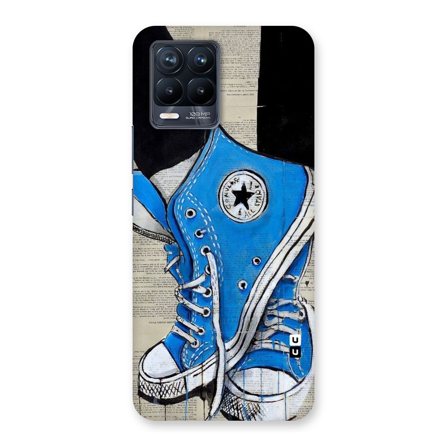 Blue Shoes Back Case for Realme 8 Pro