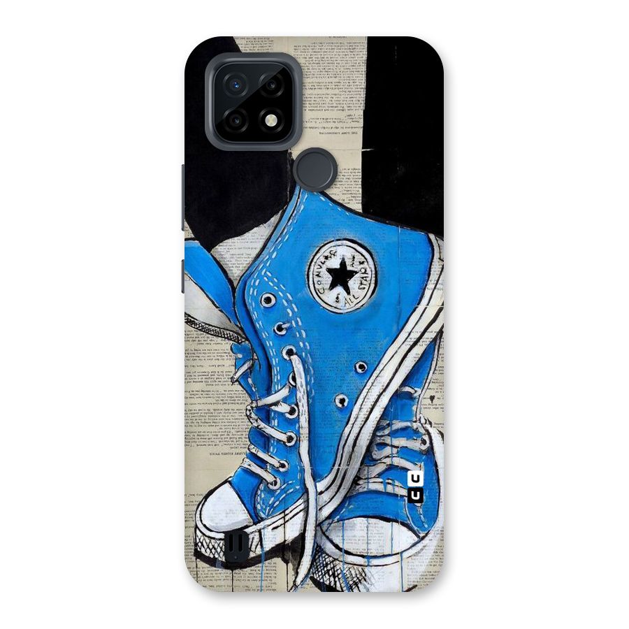 Blue Shoes Back Case for Realme C21