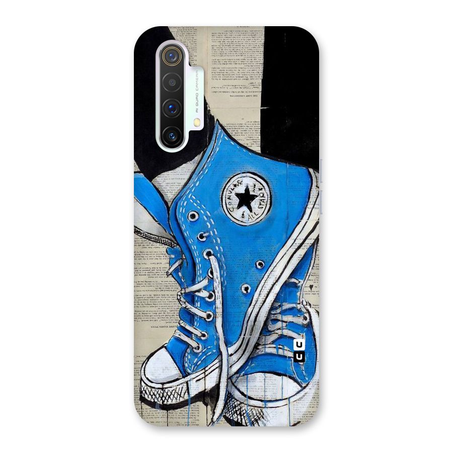 Blue Shoes Back Case for Realme X3