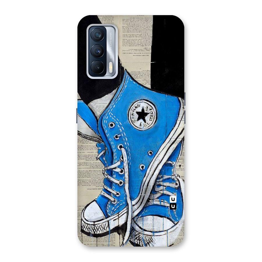 Blue Shoes Back Case for Realme X7