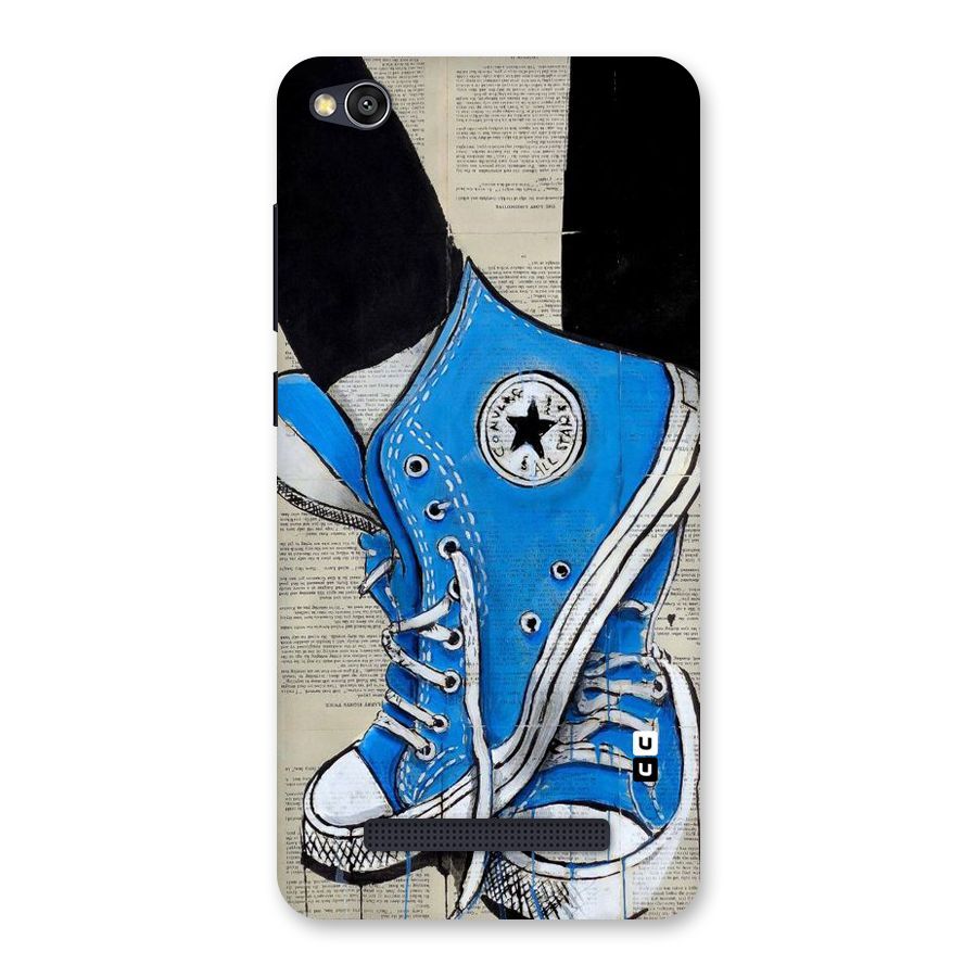 Blue Shoes Back Case for Redmi 4A