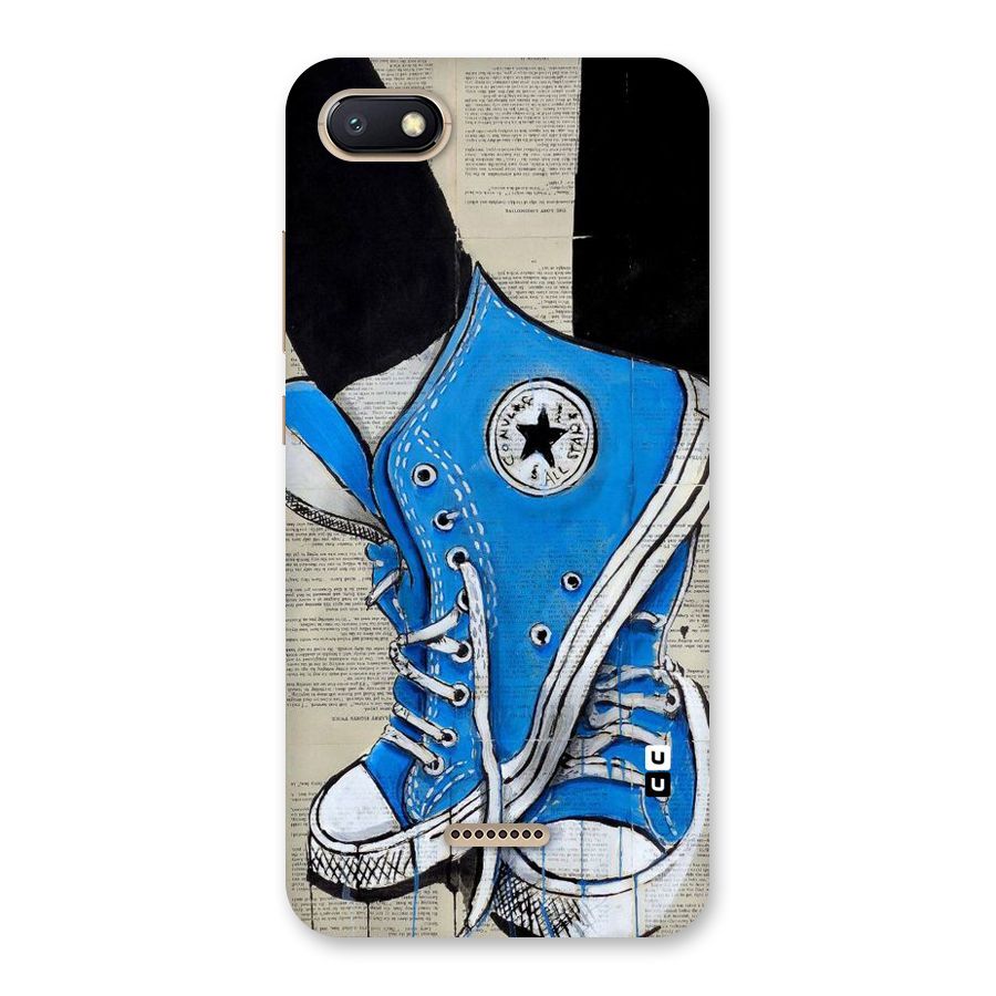 Blue Shoes Back Case for Redmi 6A