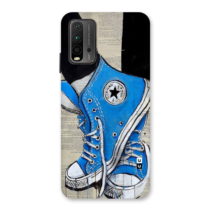 Blue Shoes Back Case for Redmi 9 Power