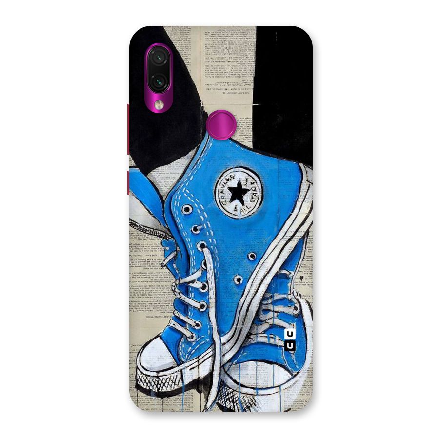 Blue Shoes Back Case for Redmi Note 7 Pro