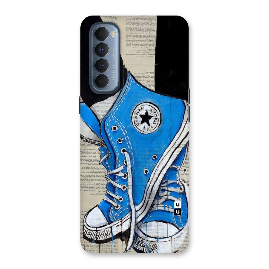 Blue Shoes Back Case for Reno4 Pro