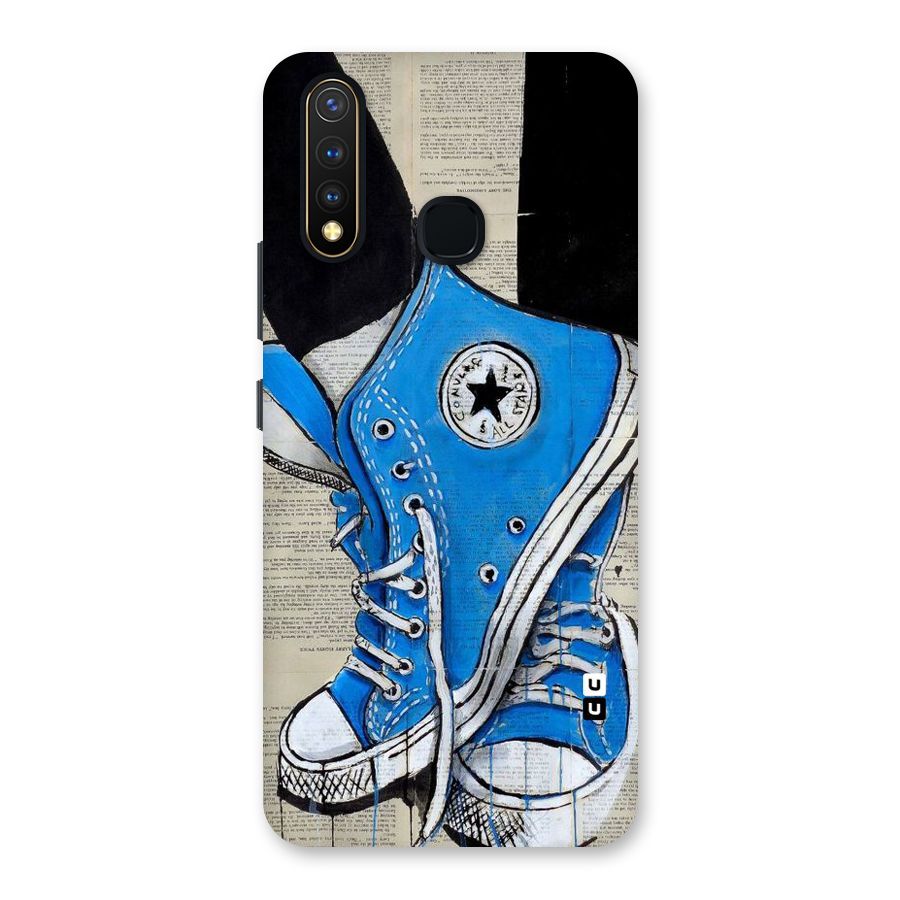 Blue Shoes Back Case for Vivo U20