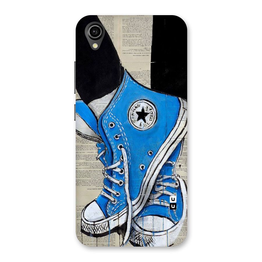 Blue Shoes Back Case for Vivo Y90