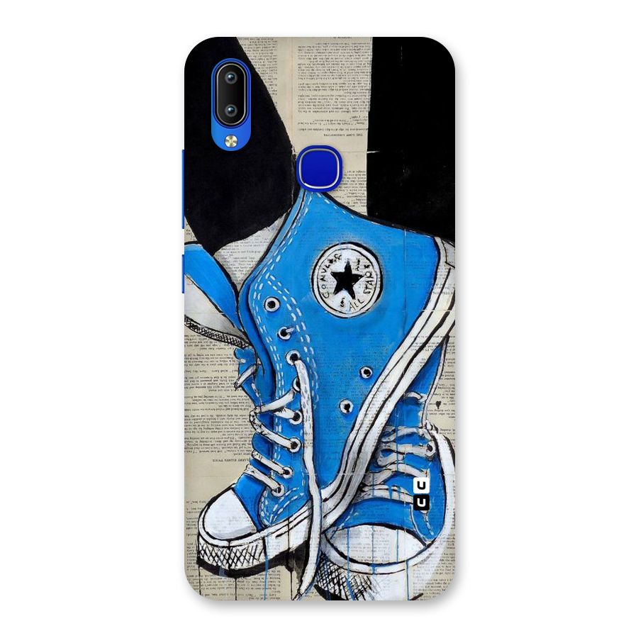 Blue Shoes Back Case for Vivo Y91