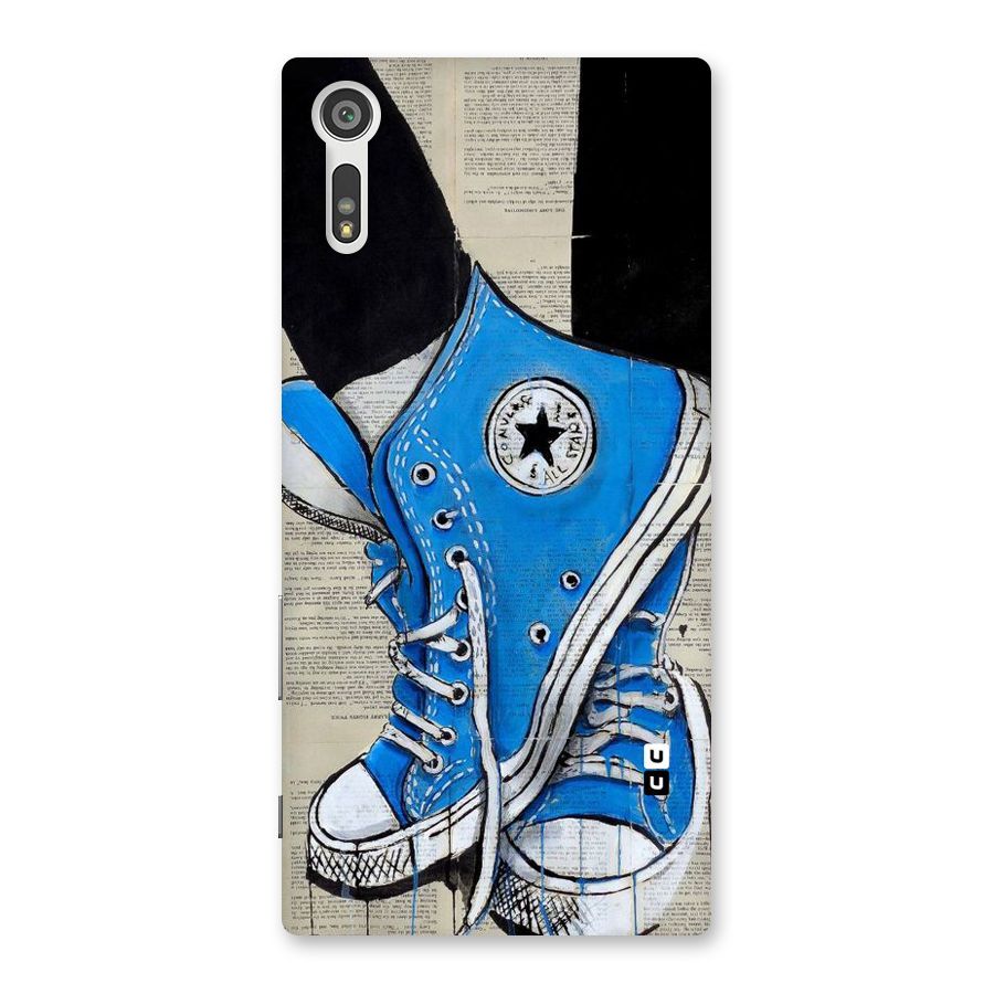 Blue Shoes Back Case for Xperia XZ