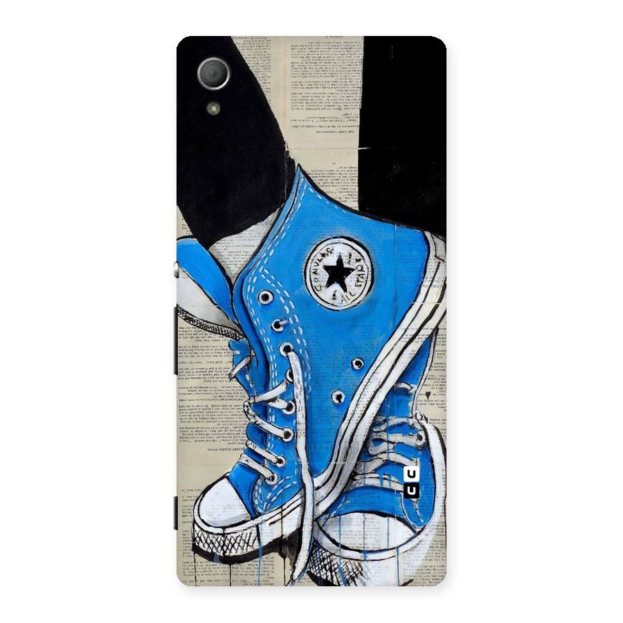 Blue Shoes Back Case for Xperia Z4