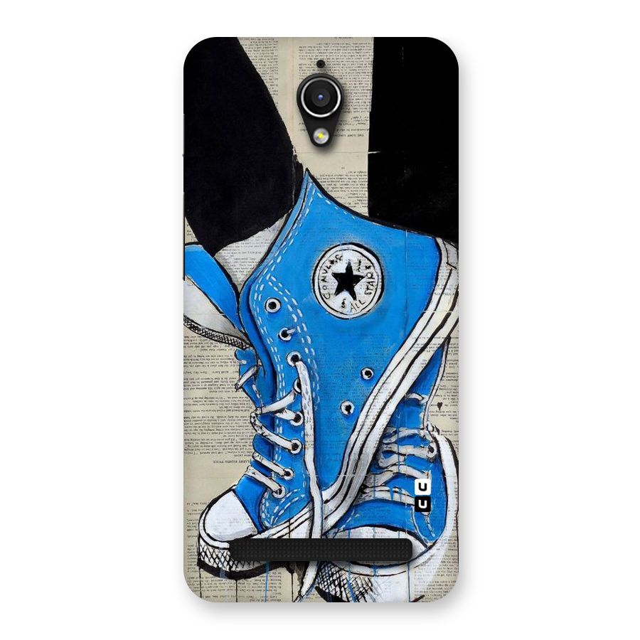 Blue Shoes Back Case for Zenfone Go