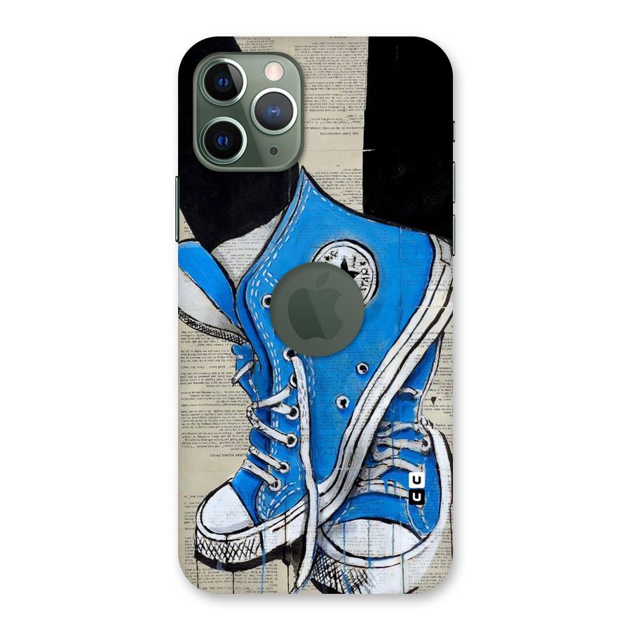 Blue Shoes Back Case for iPhone 11 Pro Logo  Cut