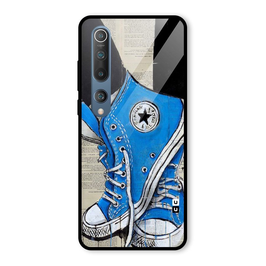 Blue Shoes Glass Back Case for Mi 10