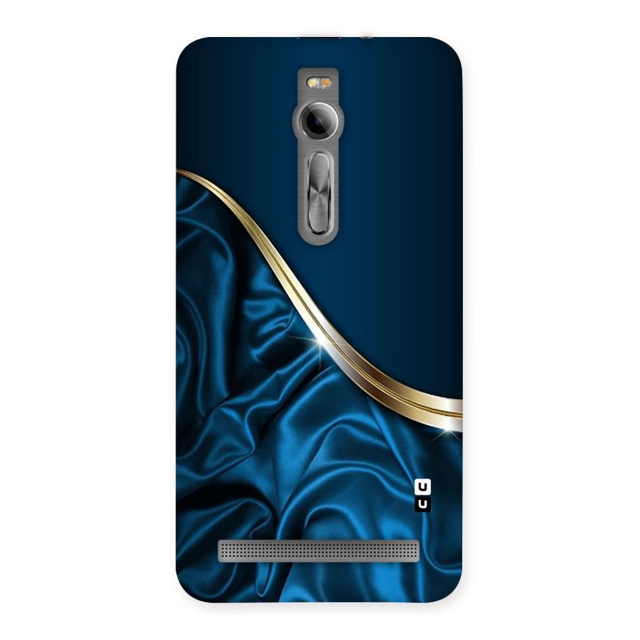 Blue Smooth Flow Back Case for Asus Zenfone 2