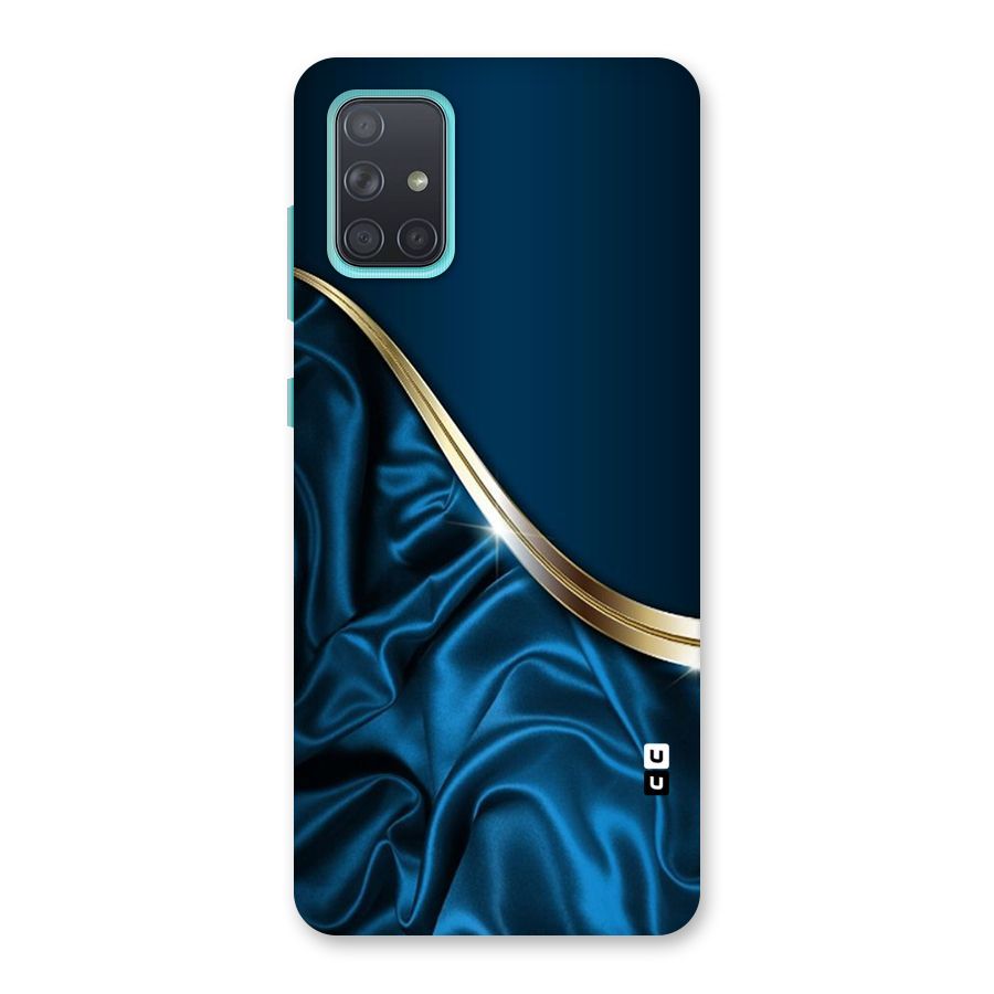 Blue Smooth Flow Back Case for Galaxy A71