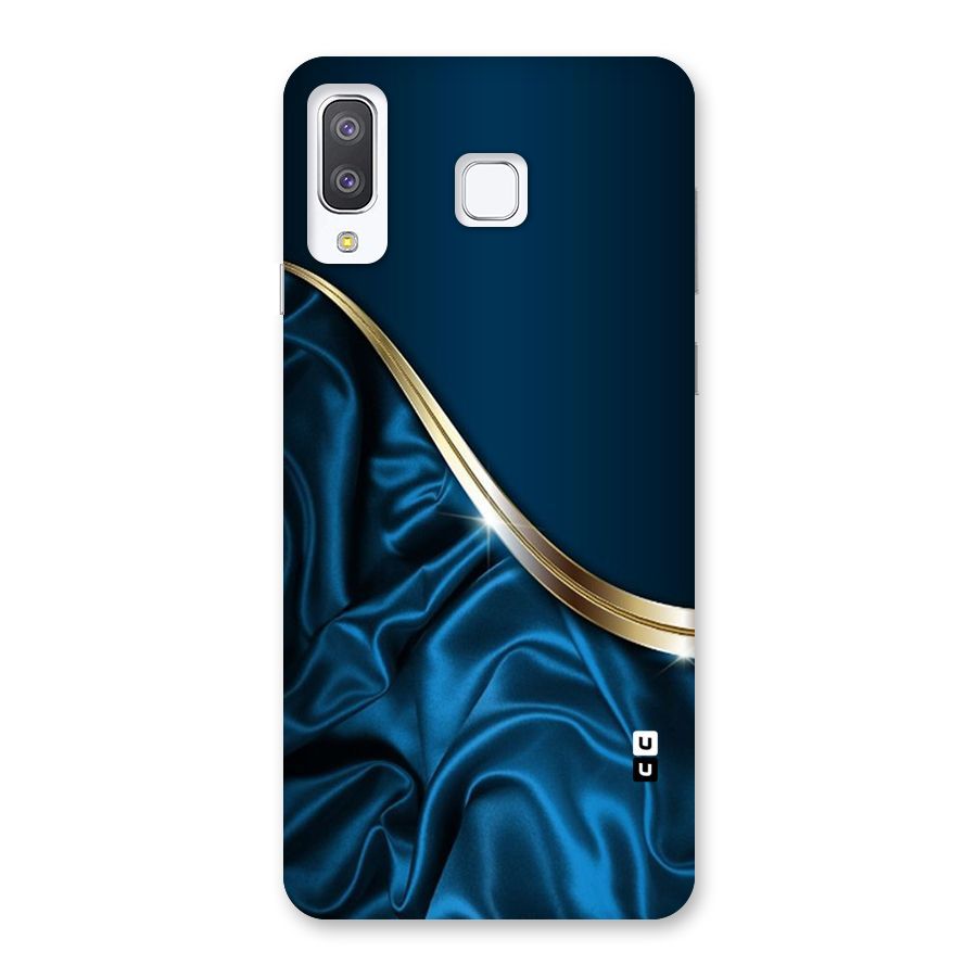 Blue Smooth Flow Back Case for Galaxy A8 Star