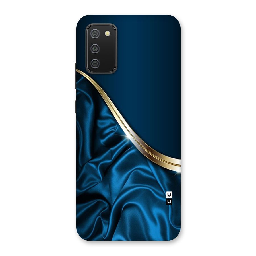 Blue Smooth Flow Back Case for Galaxy M02s