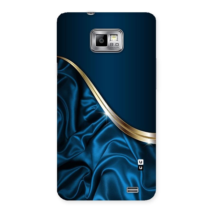 Blue Smooth Flow Back Case for Galaxy S2