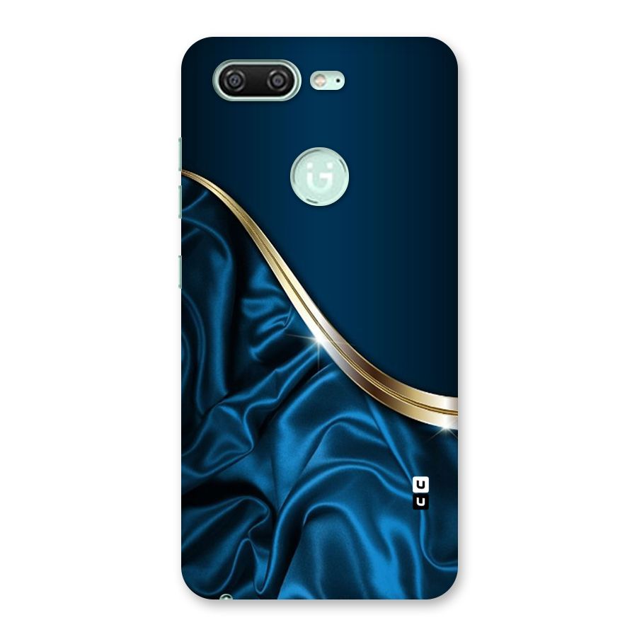 Blue Smooth Flow Back Case for Gionee S10