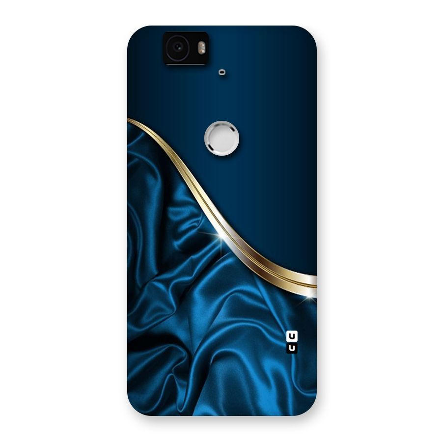 Blue Smooth Flow Back Case for Google Nexus-6P