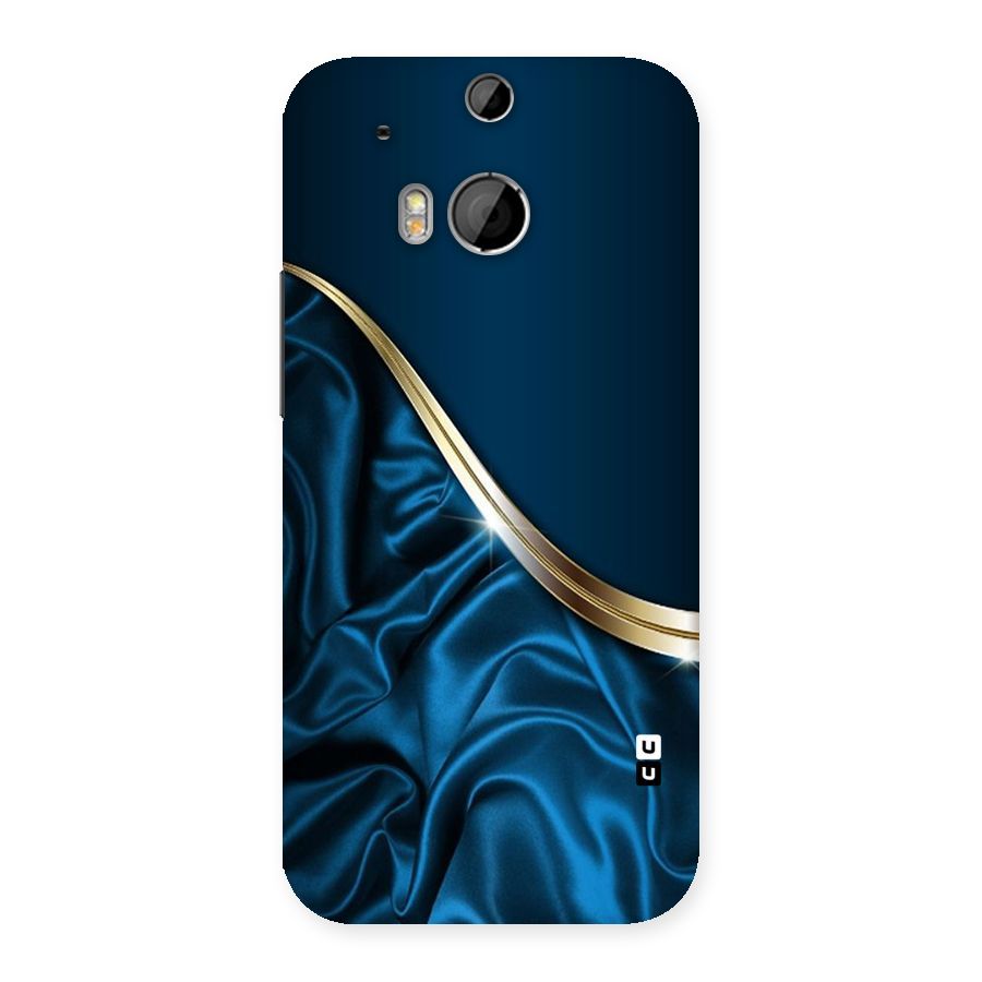 Blue Smooth Flow Back Case for HTC One M8