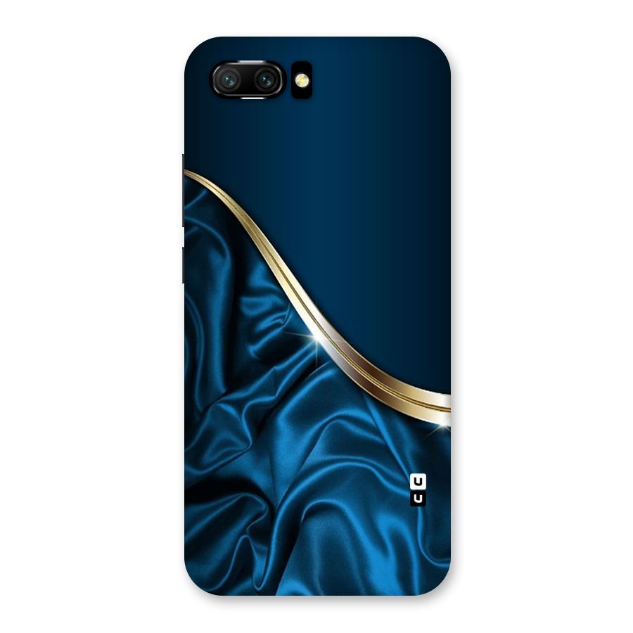 Blue Smooth Flow Back Case for Honor 10