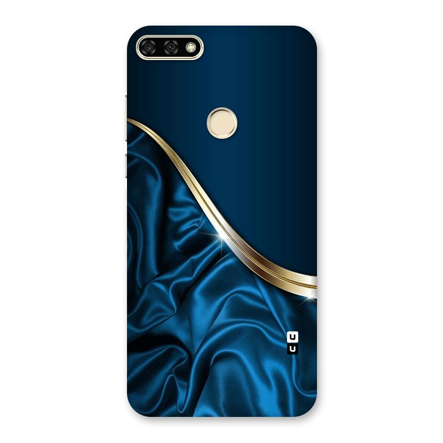 Blue Smooth Flow Back Case for Honor 7A