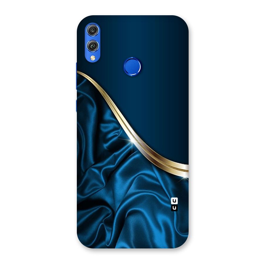 Blue Smooth Flow Back Case for Honor 8X