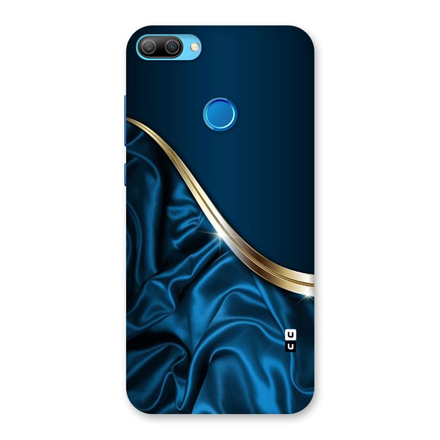 Blue Smooth Flow Back Case for Honor 9N