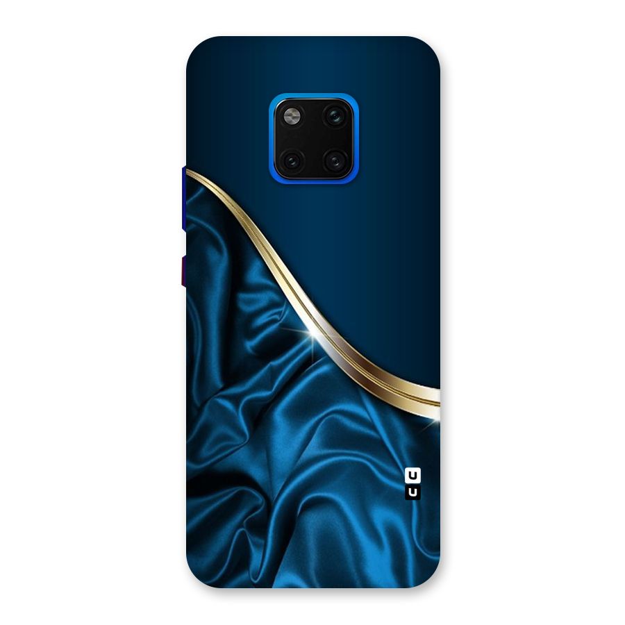 Blue Smooth Flow Back Case for Huawei Mate 20 Pro