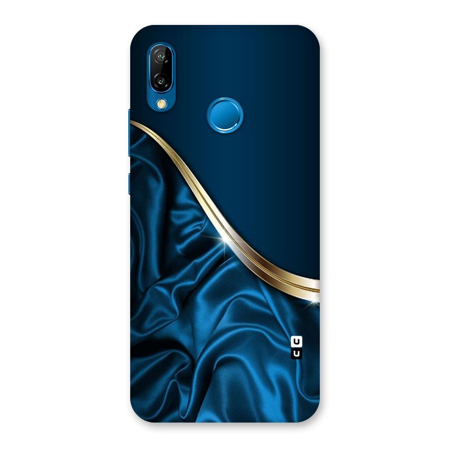 Blue Smooth Flow Back Case for Huawei P20 Lite