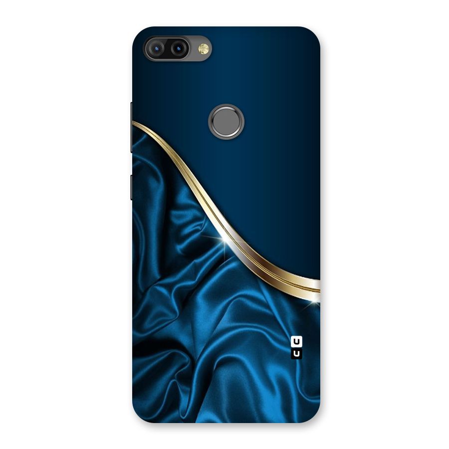 Blue Smooth Flow Back Case for Infinix Hot 6 Pro