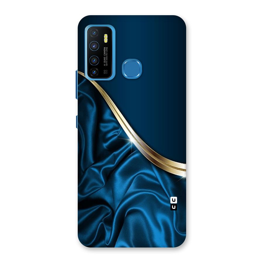 Blue Smooth Flow Back Case for Infinix Hot 9