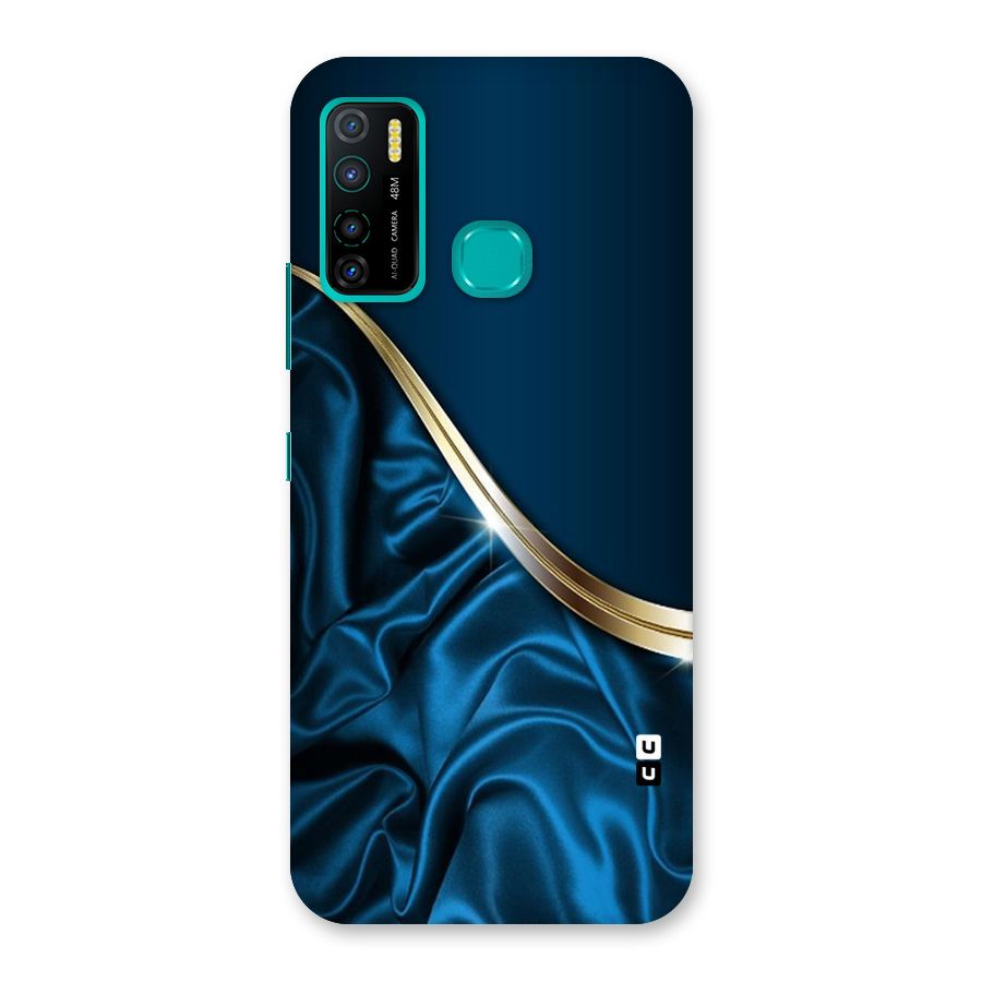 Blue Smooth Flow Back Case for Infinix Hot 9 Pro