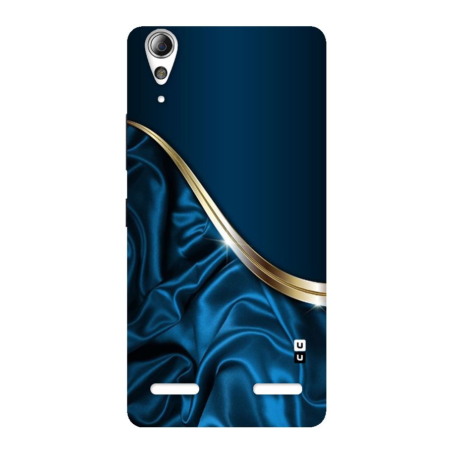 Blue Smooth Flow Back Case for Lenovo A6000