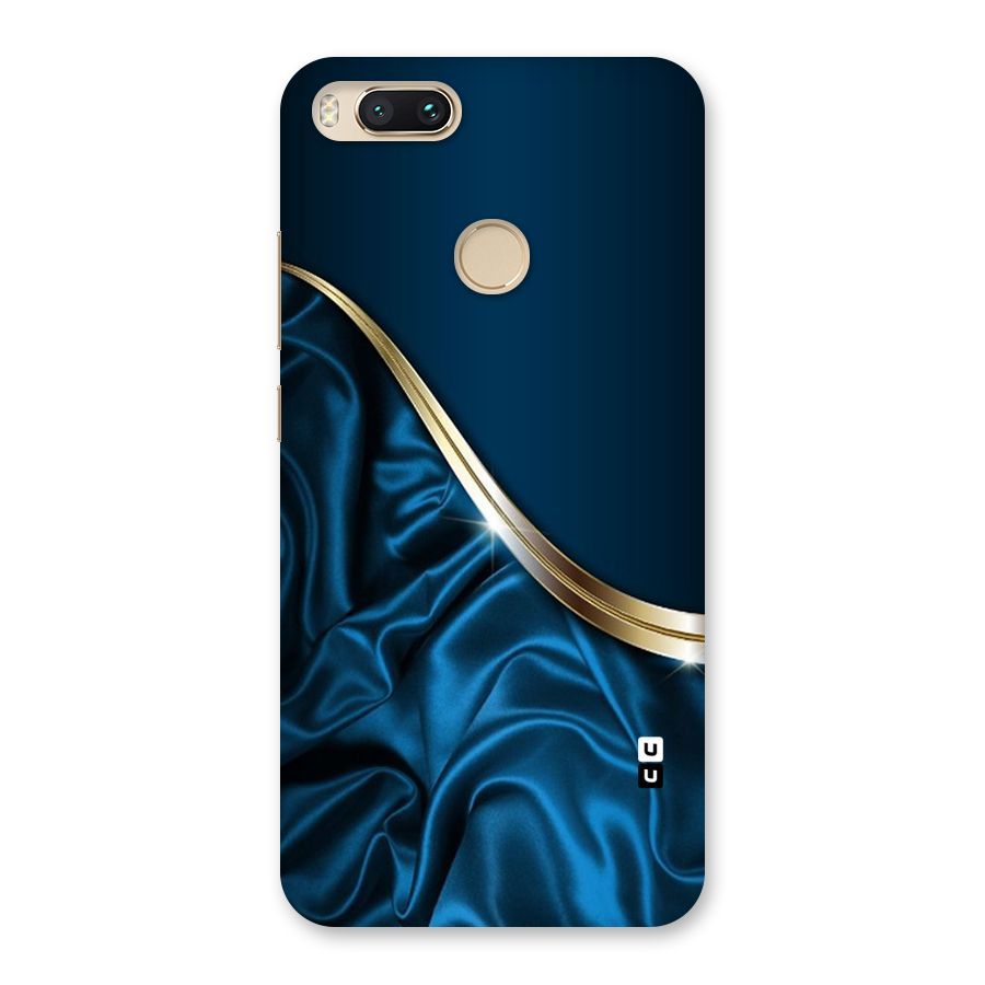 Blue Smooth Flow Back Case for Mi A1