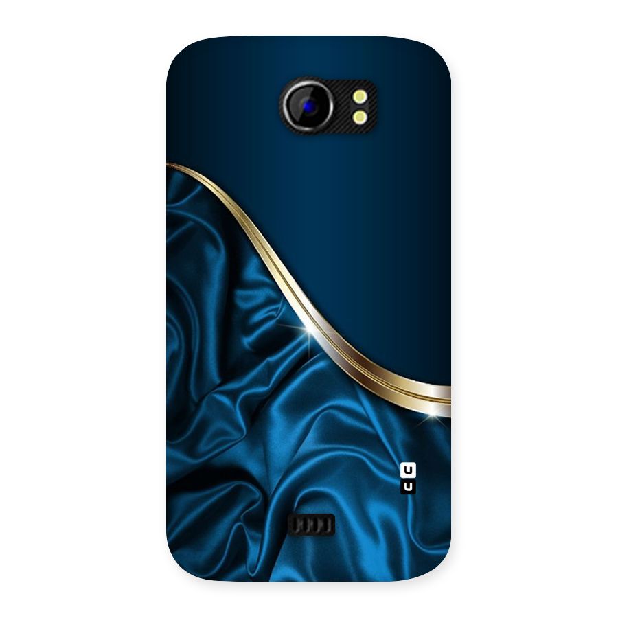 Blue Smooth Flow Back Case for Micromax Canvas 2 A110