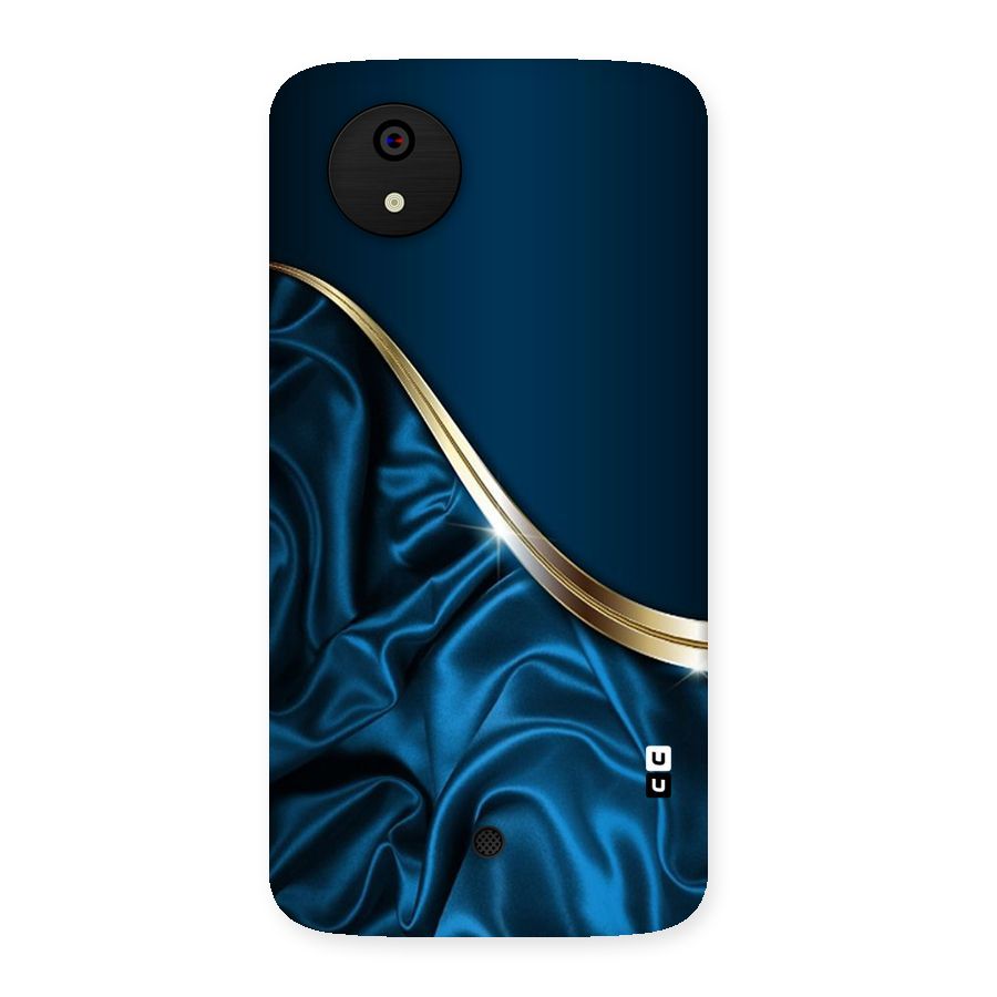 Blue Smooth Flow Back Case for Micromax Canvas A1