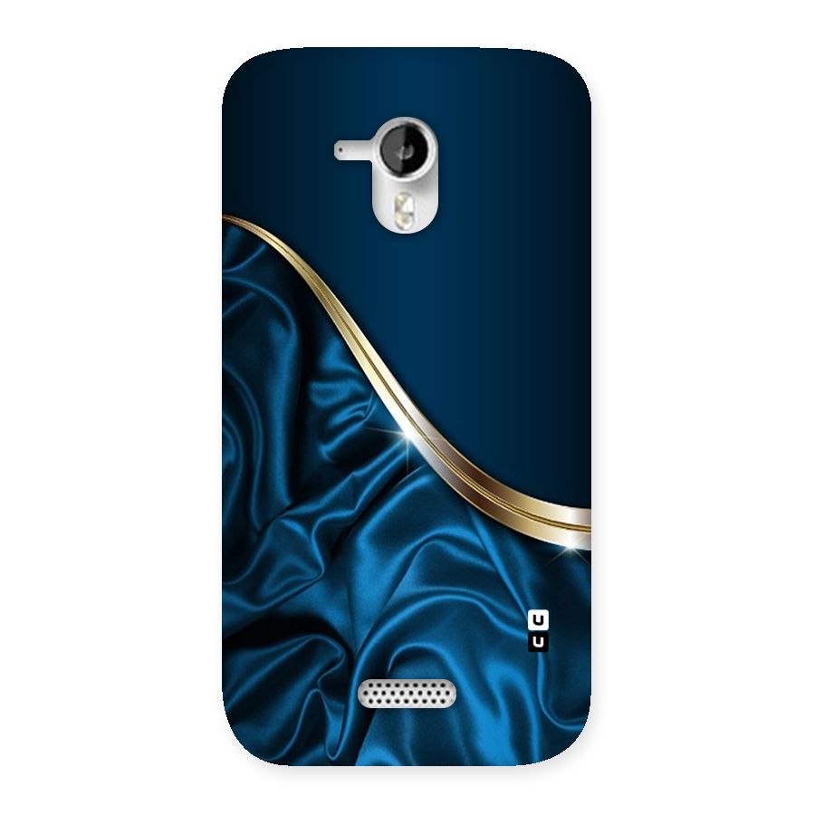Blue Smooth Flow Back Case for Micromax Canvas HD A116