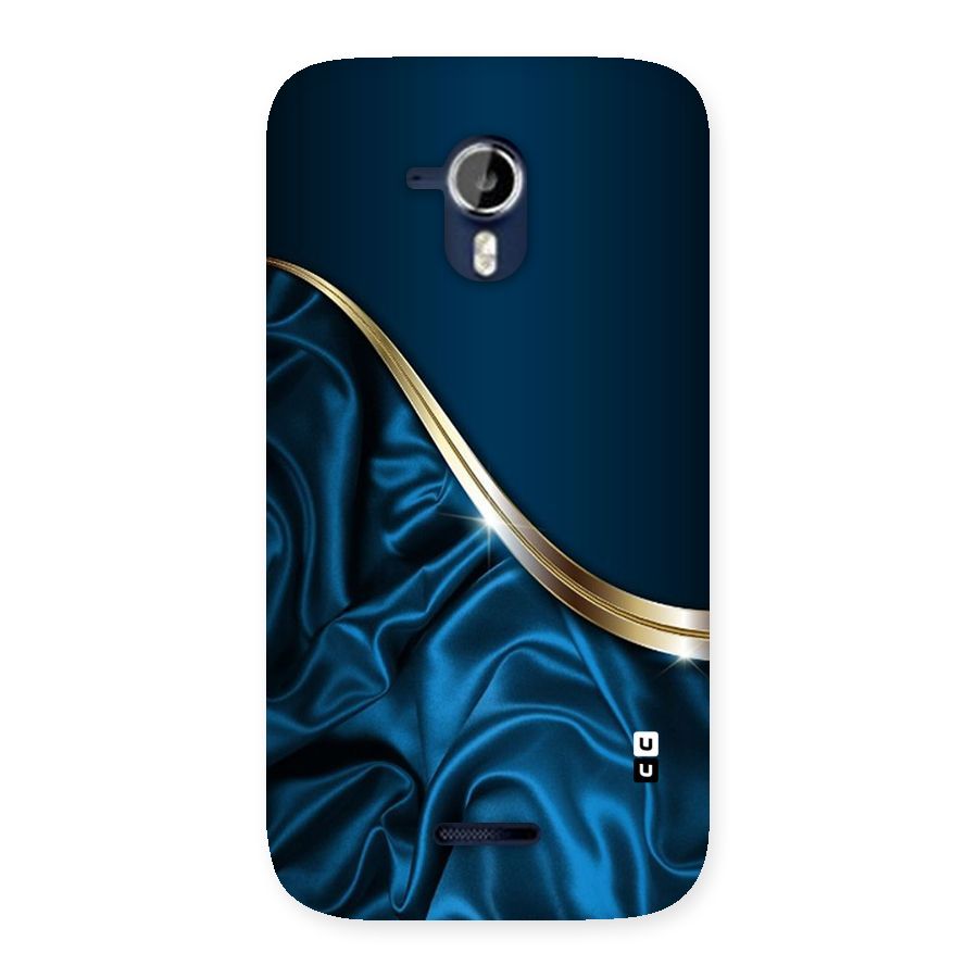Blue Smooth Flow Back Case for Micromax Canvas Magnus A117