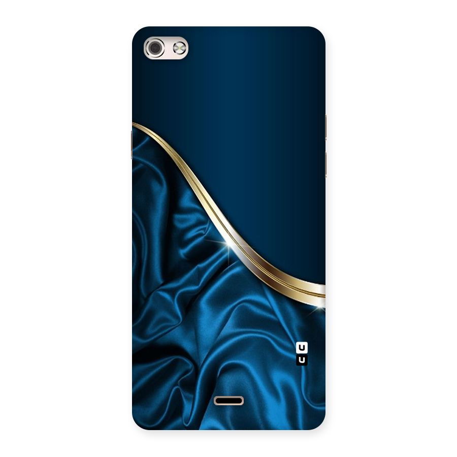 Blue Smooth Flow Back Case for Micromax Canvas Silver 5
