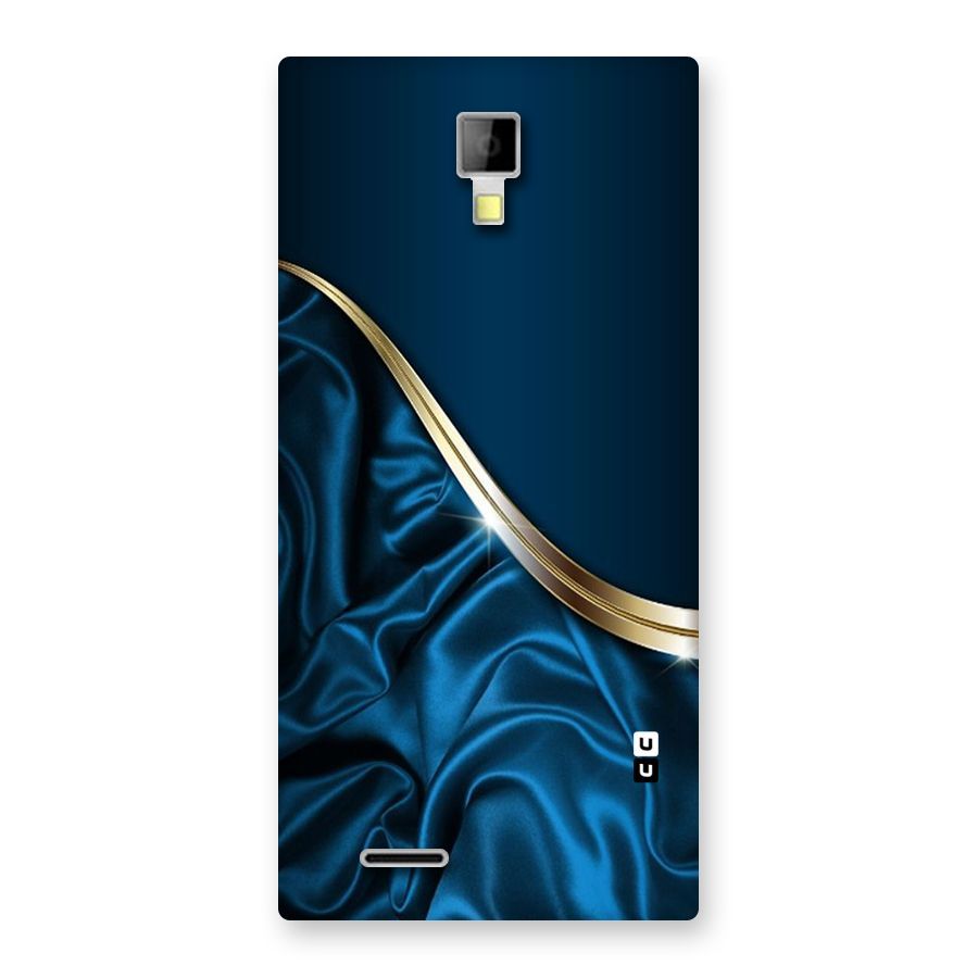 Blue Smooth Flow Back Case for Micromax Canvas Xpress A99