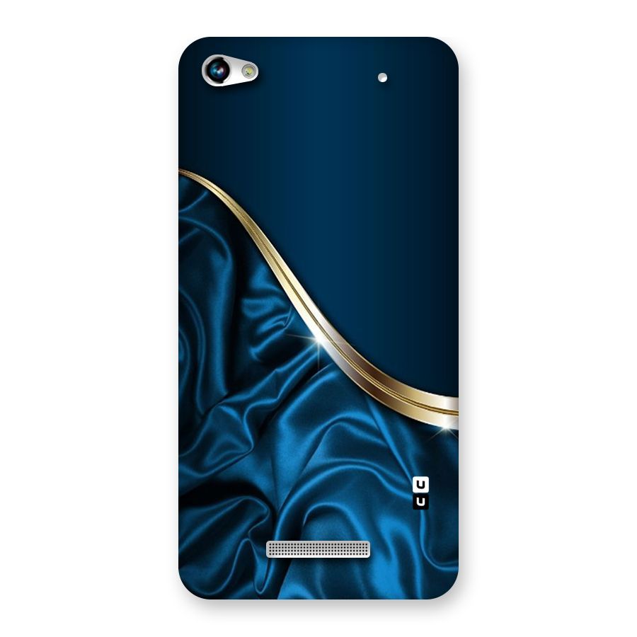 Blue Smooth Flow Back Case for Micromax Hue 2