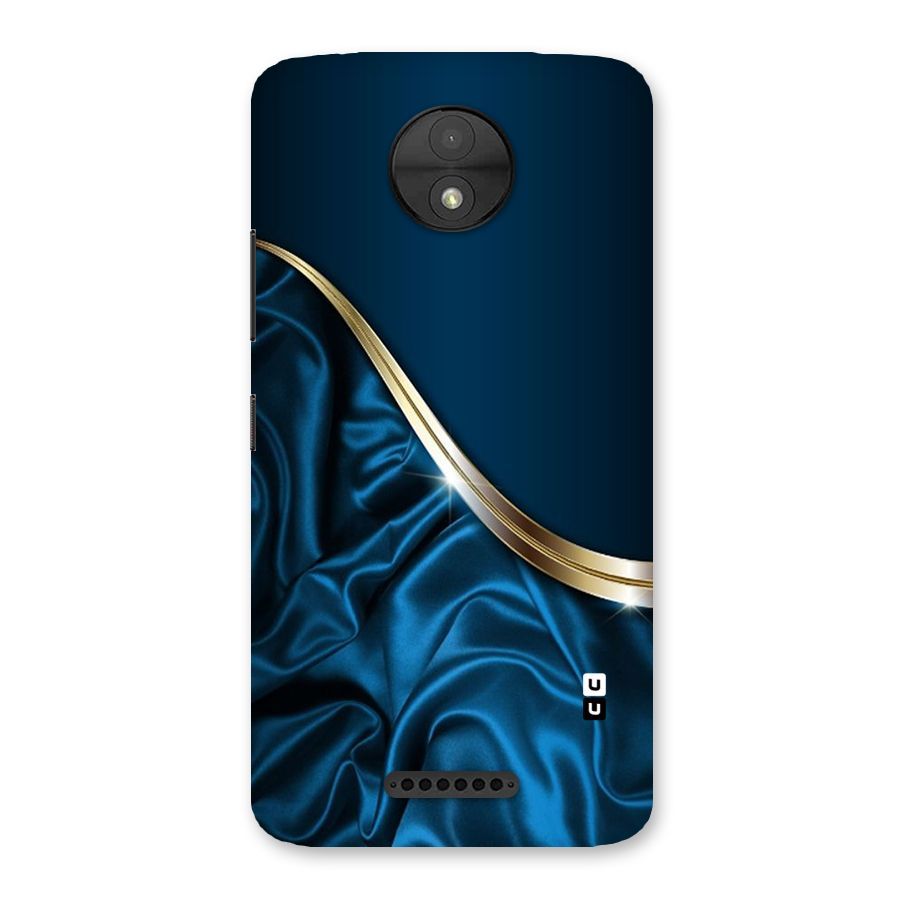 Blue Smooth Flow Back Case for Moto C