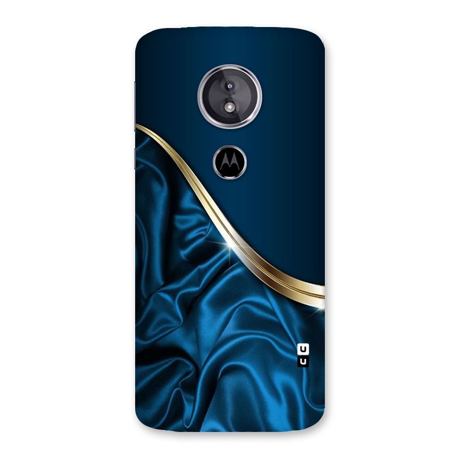 Blue Smooth Flow Back Case for Moto E5